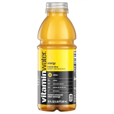 [Temp-INT-00525] ****VITAMIN WATER 20OZ/12PK (TROPICAL CITRUS)