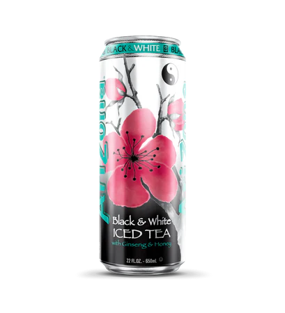 [Temp-INT-00857] ARIZONA 22OZ/24PK (BLACK & WHITE ICED TEA)