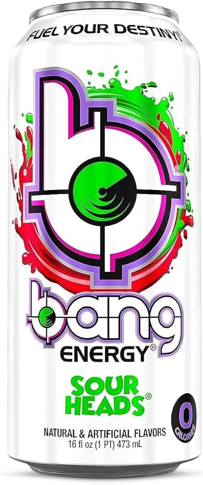 BANG ENERGY 16OZ/12PK (SOUR HEADS)