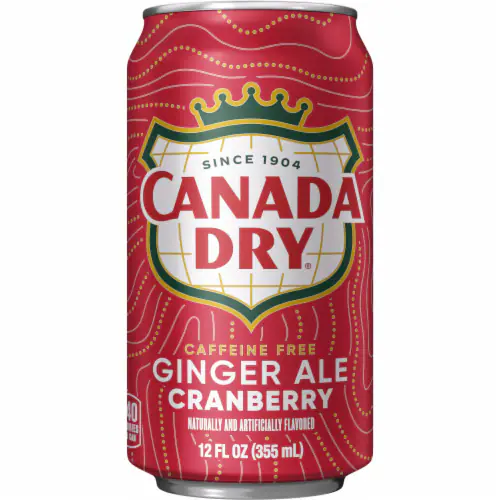[Temp-INT-01615] CANADA DRY 12OZ/24PK (CRANBERRY GINGERALE)