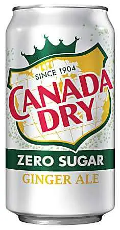 CANADA DRY GINGERALE ZERO SUGAR 24/12OZ