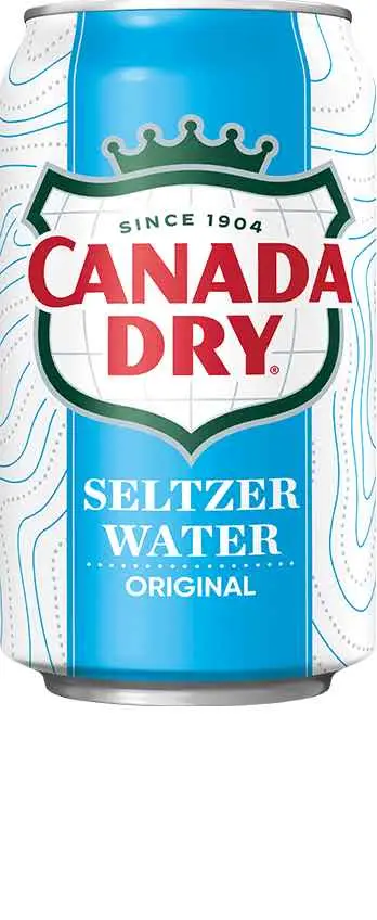 CANADA DRY SELTZER WATER CAN 24CT/12OZ
