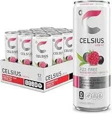 [Temp-INT-01660] CELSIUS 12OZ/12PK (FIZZ FREE RASPBERRY ACAI)