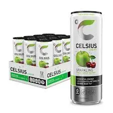 [Temp-INT-01670] CELSIUS ENERGY 12/12OZ (SPARKLING GREEN APPLE CHERRY