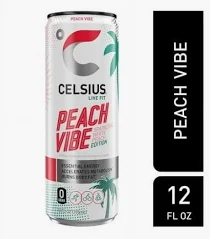 CELSIUS ENERGY 12OZ/12PK ( PEACHVIBE)