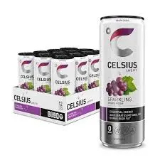 CELSIUS ENERGY 12OZ/12PK (SPARKLING GRAPE RUSH)