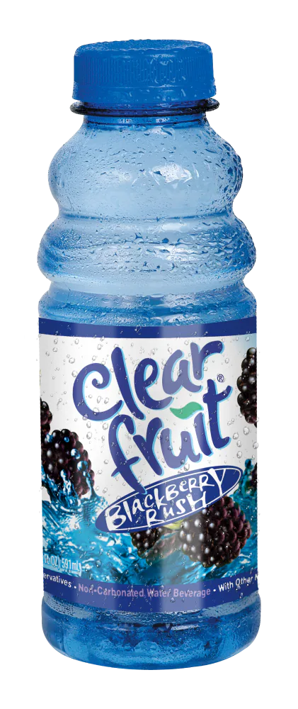 CLEAR FRUIT 20OZ/12PK  (BLACKBERRY RUSH)