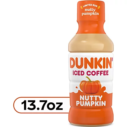 DUNKIN ICED COFFEE 12/13•7OZ (NATTY PUMPKIN)