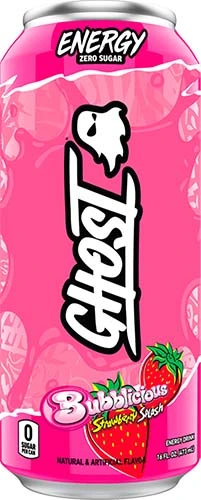 GHOST 16OZ/12PK (BUBBLISHES STRAWBERRY SLASH)