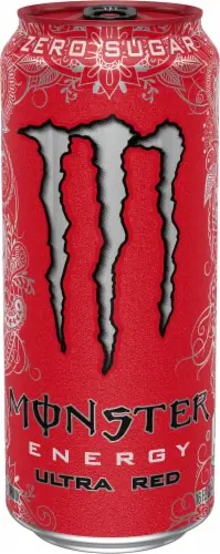 [Temp-INT-1131] MONSTER ENERGY 24/16OZ (ULTRA RED)ZERO SUGAR