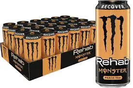MONSTER REHAB 24/16OZ (PEACH TEA)