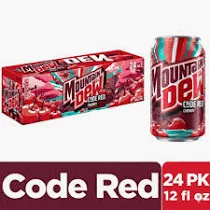 [Temp-INT-1199] MT DEW 12OZ/24PK (CODE RED)