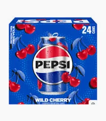 PEPSI CAN 12OZ/24PK (WILD CHERRY)