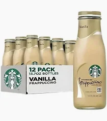 STARBUCKS FRAPPUCCINO 13.7OZ/12PK (VANILLA)